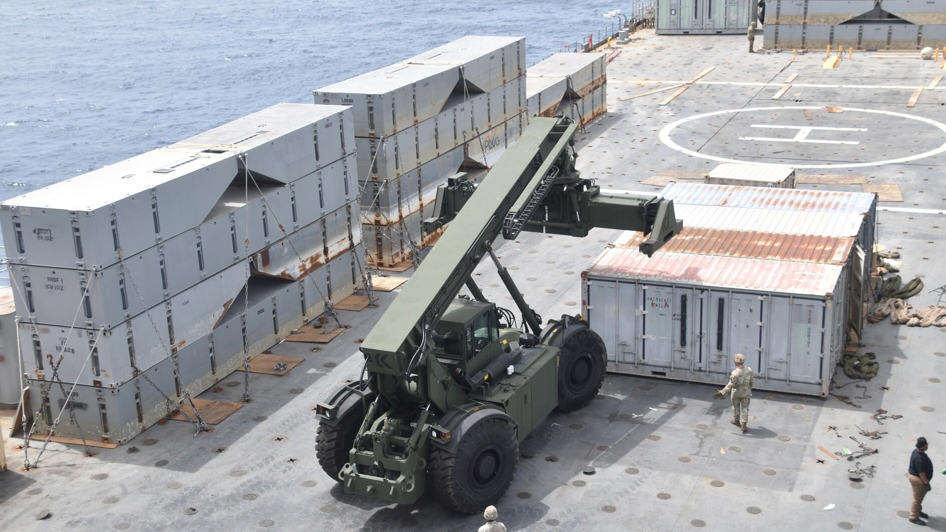 US military says aid pier anchored to Gaza beach